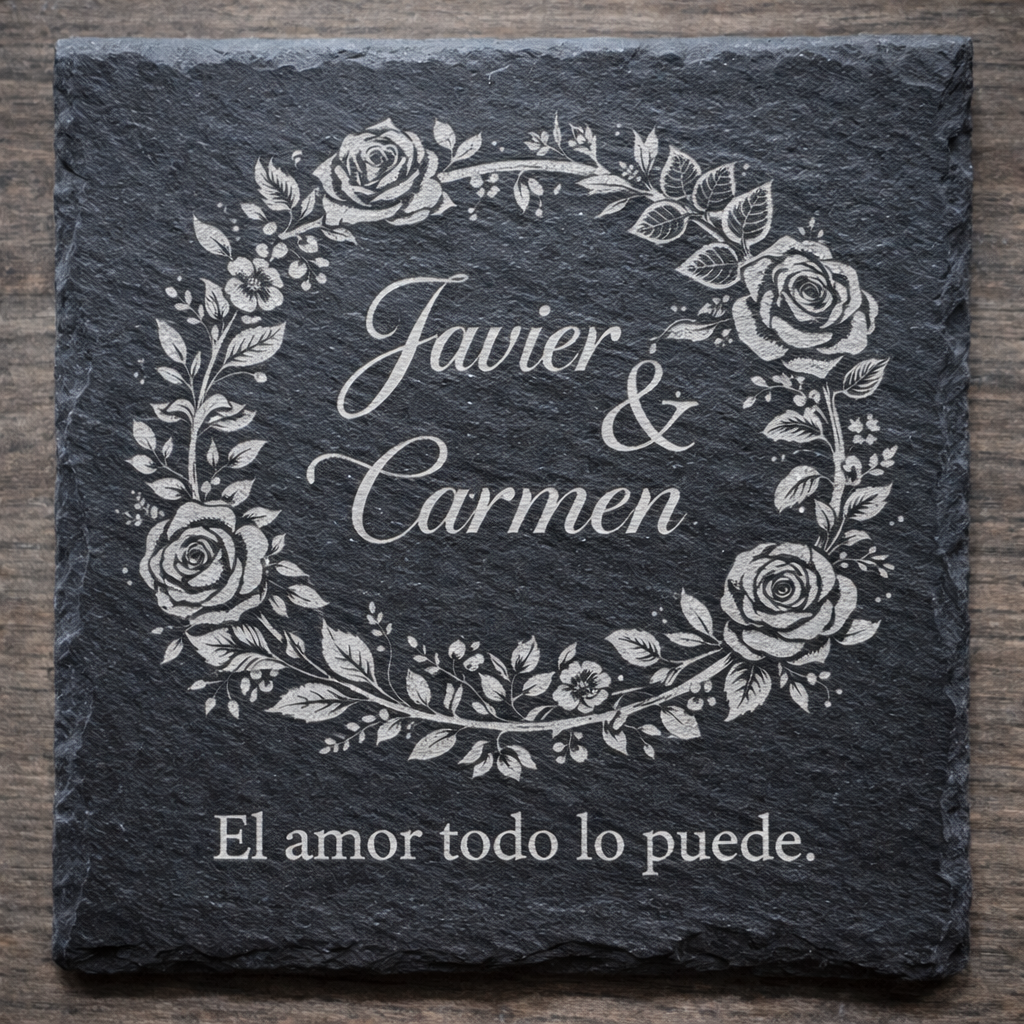 Set in Stone Slate Coasters