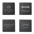 Set in Stone Slate Coasters