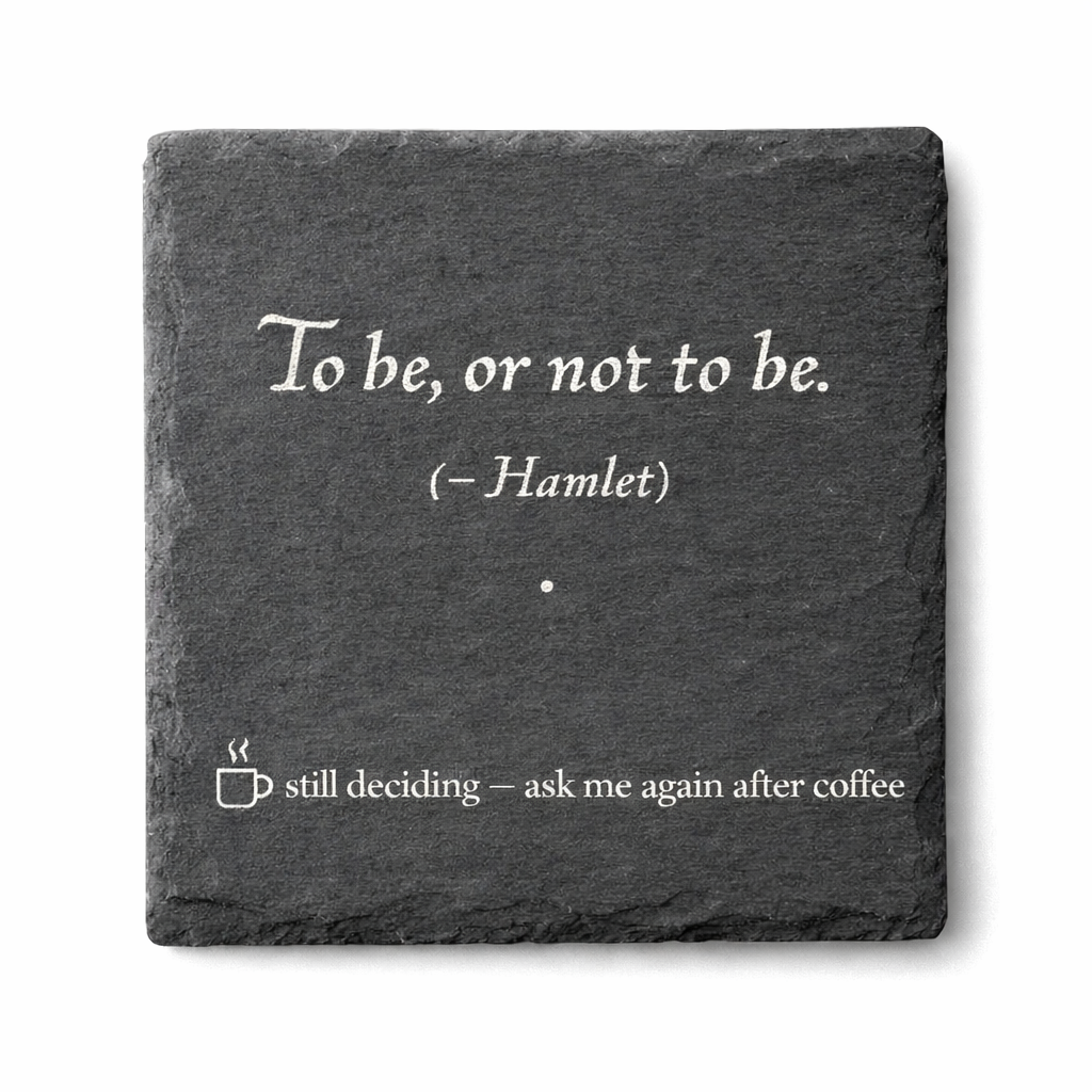 Set in Stone Slate Coasters