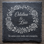 Set in Stone Slate Coasters