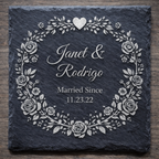 Set in Stone Slate Coasters